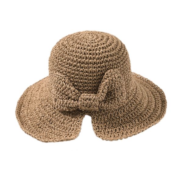ladies bow foldable straw hat handmade straw sun hat japanese literary vacation beach, Blue;gray
ladies bow foldable straw hat handmade straw sun hat japanese literary vacation beach, Blue;gray