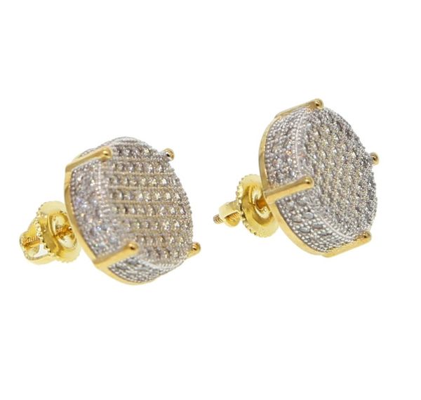 14mm disc micro pave cubic zirconia gold colors bling hip hop women mens screwback01, Golden;silver
14mm disc micro pave cubic zirconia gold colors bling hip hop women mens screwback01, Golden;silver