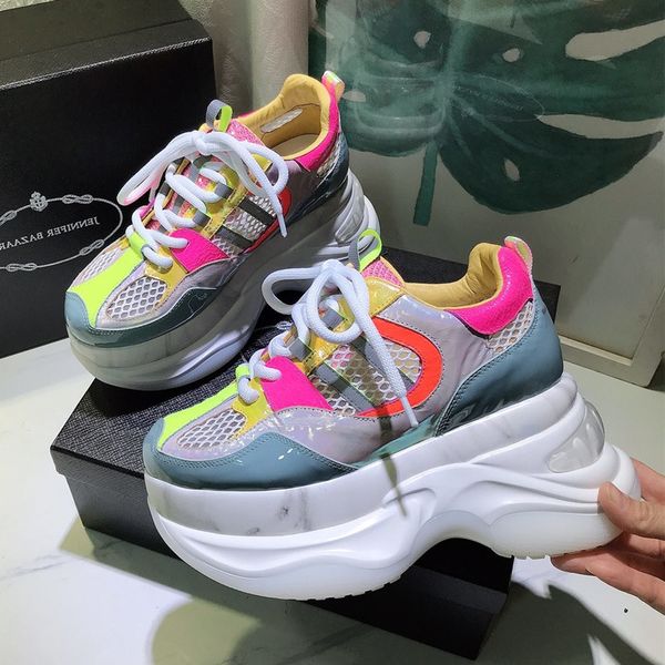 high heel platform summer new woman flat shoes hollow out chaussure femme mixed colors thick bottom mesh air sneakers woman shoes, Black
high heel platform summer new woman flat shoes hollow out chaussure femme mixed colors thick bottom mesh air sneakers woman shoes, Black