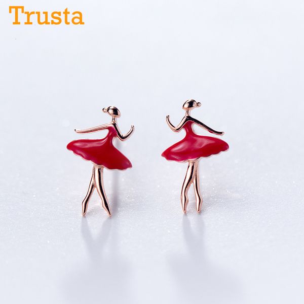 stud trusta 100% 925 sterling silver women's fashion cute red ballet dancer earrings gift for school girls daughter's da38, Golden;silver
stud trusta 100% 925 sterling silver women's fashion cute red ballet dancer earrings gift for school girls daughter's da38, Golden;silver