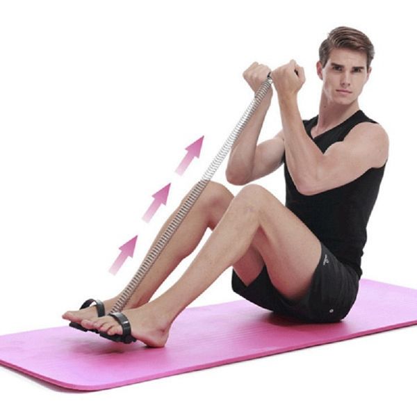 sit up pull rope spring tension foot pedal aben leg exerciser tummy trimmer stretching slimming training black
sit up pull rope spring tension foot pedal aben leg exerciser tummy trimmer stretching slimming training black