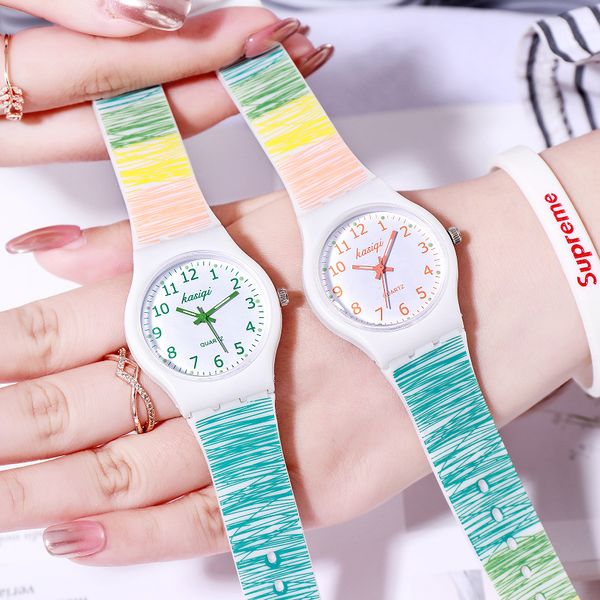 2020 fashion watch women geneva silicone watch kids watches girls colorful quartz wristwatches children clock, Slivery;brown
2020 fashion watch women geneva silicone watch kids watches girls colorful quartz wristwatches children clock, Slivery;brown