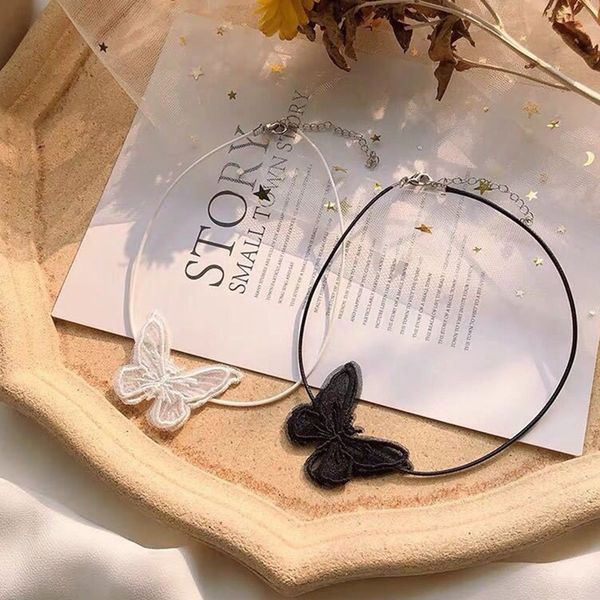 white / black lace butterfly choker necklace charm jewelry women accessories wholesale, Golden;silver
white / black lace butterfly choker necklace charm jewelry women accessories wholesale, Golden;silver
