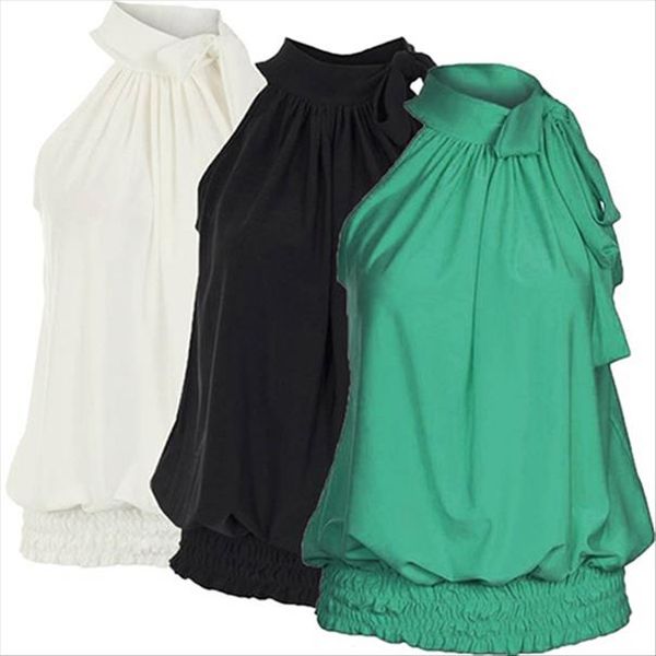 womens casual pleated halter neck elastic hem sleeveless vest 09wg drop shipping good quality, White
womens casual pleated halter neck elastic hem sleeveless vest 09wg drop shipping good quality, White