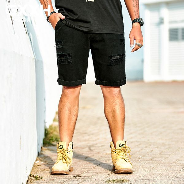 fashion business knee length short jeans men 2020 slim fit punk short denim pants biker pockets mens clothing, Blue
fashion business knee length short jeans men 2020 slim fit punk short denim pants biker pockets mens clothing, Blue