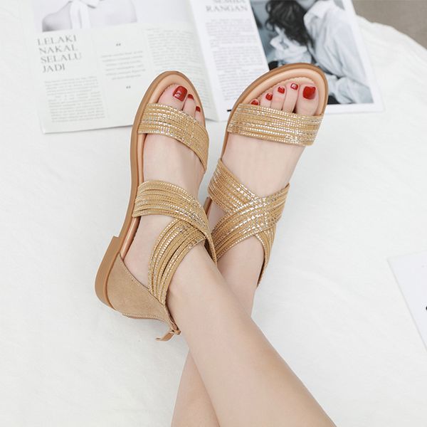 rome woman sandals female zippers open toe flats ladies shoes women comfortable cross tie beach summer footwear plus size 2020, Black
rome woman sandals female zippers open toe flats ladies shoes women comfortable cross tie beach summer footwear plus size 2020, Black