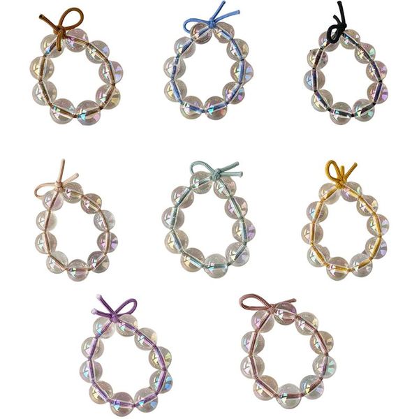 2pcs women girls colorful hair ties holographic clear bubble beaded elastic rubber band rope knotted ponytail holder scrunchies
2pcs women girls colorful hair ties holographic clear bubble beaded elastic rubber band rope knotted ponytail holder scrunchies