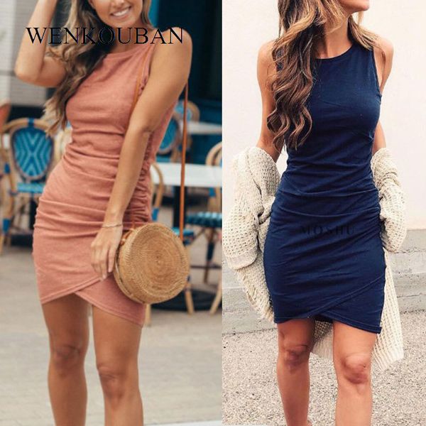 casual dresses summer sundress women sleeveless dress ladies mini bodycon vestido party robe femme 2021, Black;gray
casual dresses summer sundress women sleeveless dress ladies mini bodycon vestido party robe femme 2021, Black;gray