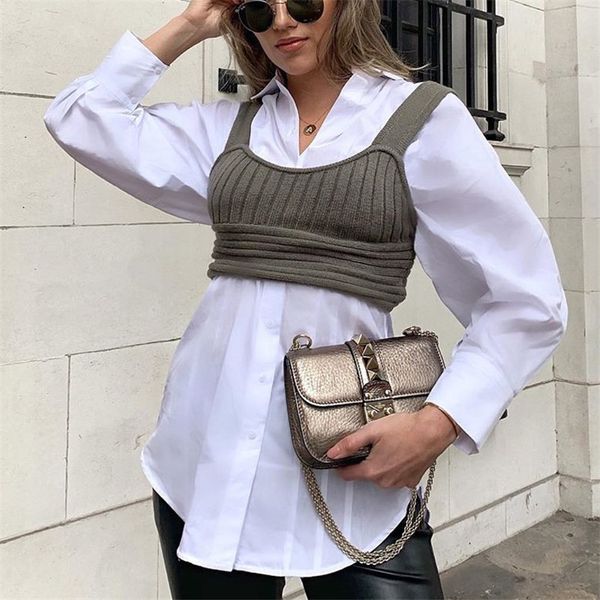 stylish cropped knitted retro sleeveless backless straps female vest shirts blusas chic camis, White
stylish cropped knitted retro sleeveless backless straps female vest shirts blusas chic camis, White