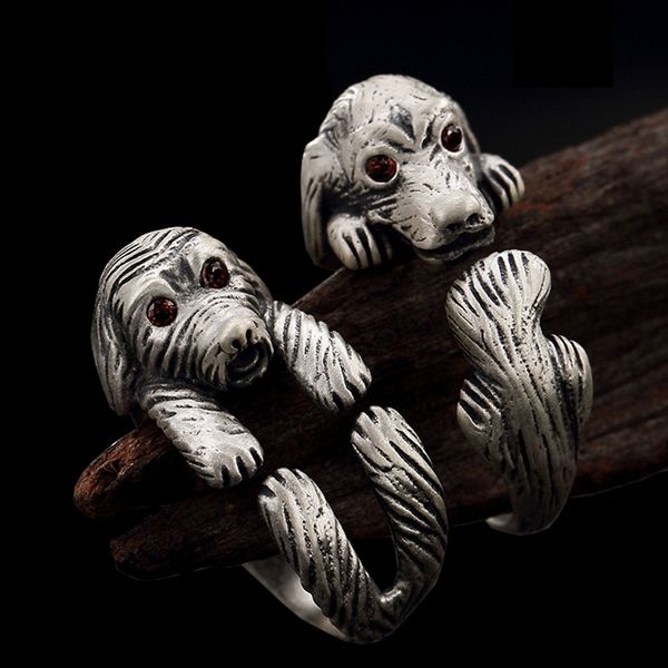 990 sterling silver vintage cute pet dog scrub adjustable tail ring for women ring jewelry
990 sterling silver vintage cute pet dog scrub adjustable tail ring for women ring jewelry