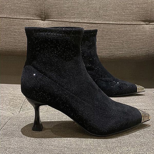 new fashion boots women party shoes ladies women ankle boots brand woman thin heels 6.5cm yx2774, Black
new fashion boots women party shoes ladies women ankle boots brand woman thin heels 6.5cm yx2774, Black