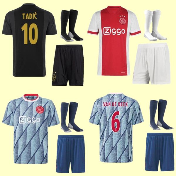 men kids kit 2020 21 ajax fc home away 3rd soccer jerseys 20 21 camisa neres tadic huntelaar de ligt ven de beek football shirts, Black
men kids kit 2020 21 ajax fc home away 3rd soccer jerseys 20 21 camisa neres tadic huntelaar de ligt ven de beek football shirts, Black