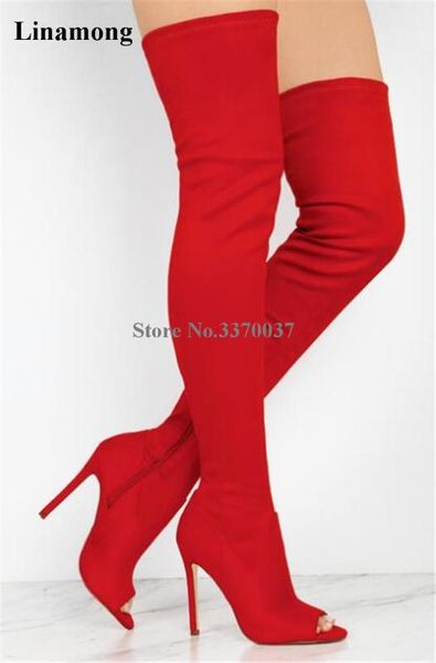 new fashion women open toe red black suede leather over knee gladiator boots cut-out thigh high bandage high heel boots
new fashion women open toe red black suede leather over knee gladiator boots cut-out thigh high bandage high heel boots
