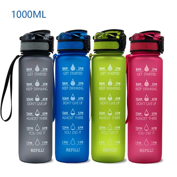 4 colors 32oz 1l large leakproof wide mouth tritan bpa 1000ml plastic sport water bottle bottles with time marker
4 colors 32oz 1l large leakproof wide mouth tritan bpa 1000ml plastic sport water bottle bottles with time marker