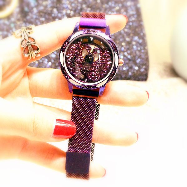 new arrivals counter watch women diamond swan imported movement time-to-time fashion mesh belt magnetic absorption waterproof watch shi, Slivery;brown
new arrivals counter watch women diamond swan imported movement time-to-time fashion mesh belt magnetic absorption waterproof watch shi, Slivery;brown