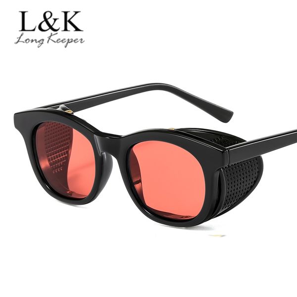 fashion steampunk sunglasses men women brand design vintage round shades punk sun glasses uv400 side shield eyewear gafas de sol, White;black
fashion steampunk sunglasses men women brand design vintage round shades punk sun glasses uv400 side shield eyewear gafas de sol, White;black