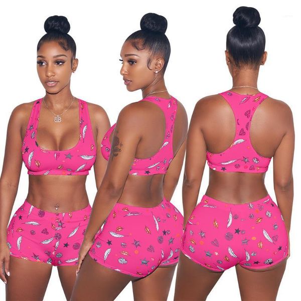 sets casual sports suits womens tracksuits summer tank shorts 2pcs designer clothing, Gray
sets casual sports suits womens tracksuits summer tank shorts 2pcs designer clothing, Gray