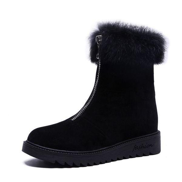 boots 2021 winter leather black women's shoes front zipper plus velvet keep warm women snow short tube flat cotton
boots 2021 winter leather black women's shoes front zipper plus velvet keep warm women snow short tube flat cotton