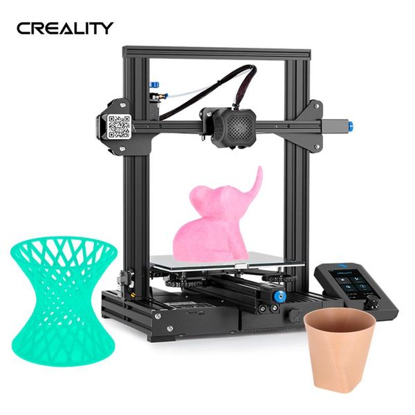 creality 3d ender-3 v2 3d printer kit all-metal integrated structure silent mainboard new ui display screen resume printing
creality 3d ender-3 v2 3d printer kit all-metal integrated structure silent mainboard new ui display screen resume printing