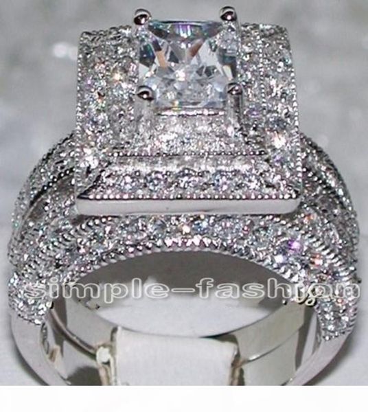 fashion jewelry 2-in-1 engagement jewelry handmade gem 5a zircon stone 14kt white gold filled wedding band ring set sz 5-11, Slivery;golden
fashion jewelry 2-in-1 engagement jewelry handmade gem 5a zircon stone 14kt white gold filled wedding band ring set sz 5-11, Slivery;golden