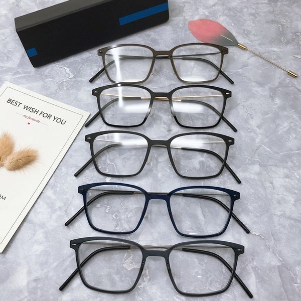 fashion sunglasses frames square denmark titanium glasses frame men women male myopia optical prescription eyeglasses screwless eyewear 6536, Black
fashion sunglasses frames square denmark titanium glasses frame men women male myopia optical prescription eyeglasses screwless eyewear 6536, Black