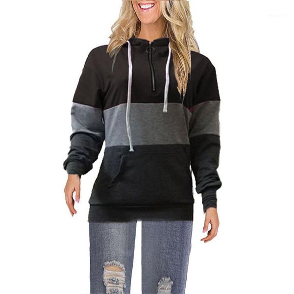 womens designer hoodies fashion big pocket spring autumn womens hoodies casual females clothing mulit color panelled, Black
womens designer hoodies fashion big pocket spring autumn womens hoodies casual females clothing mulit color panelled, Black
