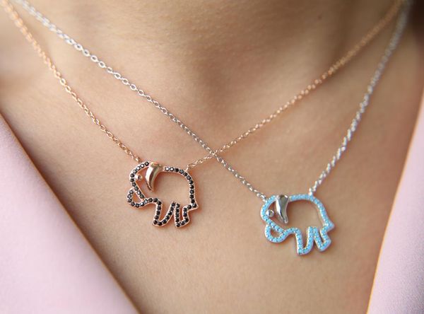 100% sterling silver color cute elephant hug pendant necklaces with black cz turquoises women fine jewelry s for mother gift
100% sterling silver color cute elephant hug pendant necklaces with black cz turquoises women fine jewelry s for mother gift