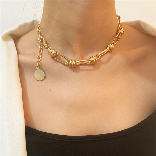 2020 new fashion golden minimalist geometric clavicle chain short ladies elegant and exquisite necklace cool party jewelry, Golden;silver
2020 new fashion golden minimalist geometric clavicle chain short ladies elegant and exquisite necklace cool party jewelry, Golden;silver