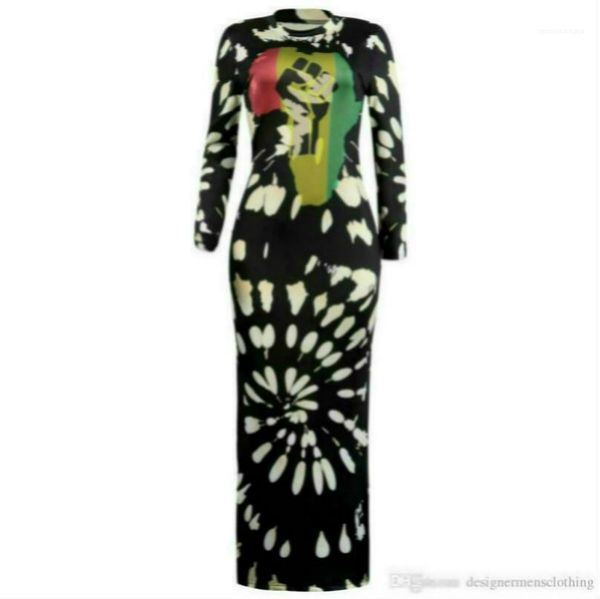 dresses long sleeve split printed dress o-neck lady one piece street female clothes women club, Black;gray
dresses long sleeve split printed dress o-neck lady one piece street female clothes women club, Black;gray