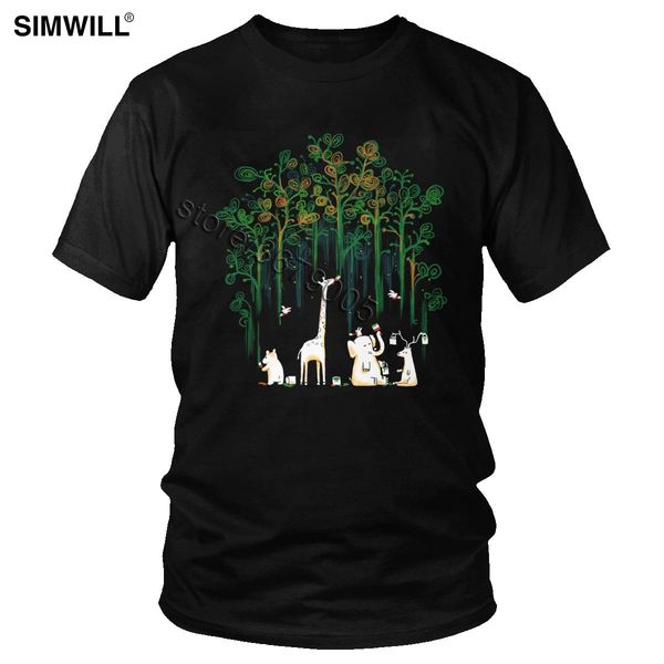 repaint the forest t-shirt men funny short sleeved cotton t shirt giraffa elephant tshirt wild animal tee plus size urban
repaint the forest t-shirt men funny short sleeved cotton t shirt giraffa elephant tshirt wild animal tee plus size urban