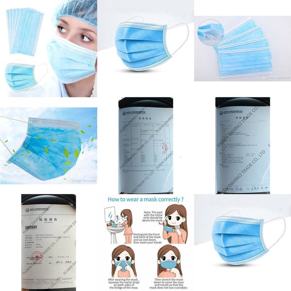 pieces /box in 50 stock fast shipping retail 100 pcs disposable face mask 3 layers dust proof protection safety men women work masksvdyn
pieces /box in 50 stock fast shipping retail 100 pcs disposable face mask 3 layers dust proof protection safety men women work masksvdyn