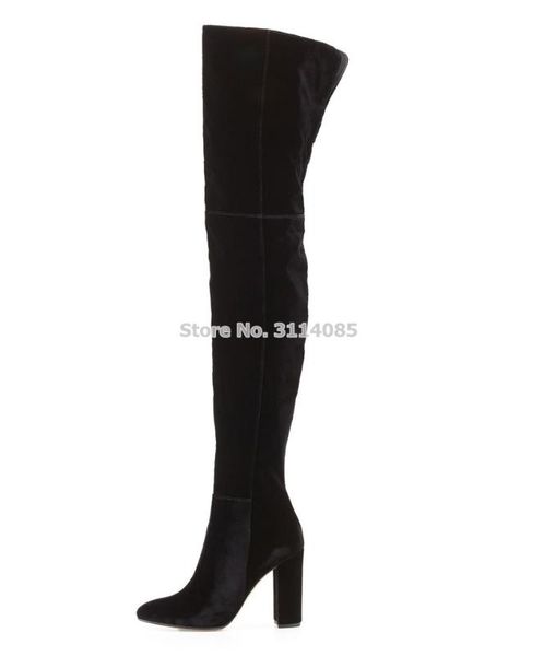 женщины sexy black velvet высокие сапоги коренастый высокий каблук zipper длинные сапоги над коленом tall улице зима обувь
женщины sexy black velvet высокие сапоги коренастый высокий каблук zipper длинные сапоги над коленом tall улице зима обувь