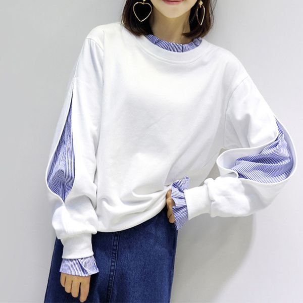 plus velvet thicken winter new women's hoodies fake two pieces hoodie female head loose long-sleeved casual sweatshirt, Black
plus velvet thicken winter new women's hoodies fake two pieces hoodie female head loose long-sleeved casual sweatshirt, Black