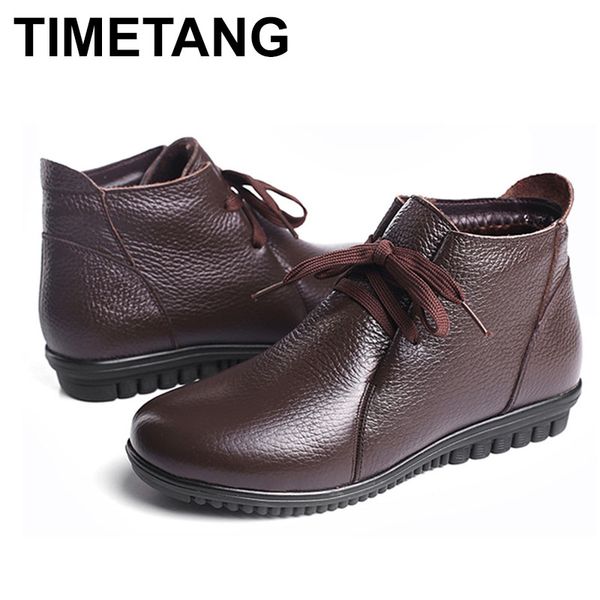 boots timetang winter keep warm woman genuine leather women ankle classic wedges shoes snow ladies bootse1416, Black
boots timetang winter keep warm woman genuine leather women ankle classic wedges shoes snow ladies bootse1416, Black
