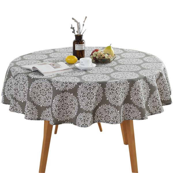 150cm printing party round table cloth patio nordic garden for kitchen vintage 
150cm printing party round table cloth patio nordic garden for kitchen vintage