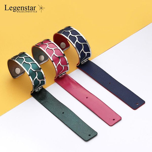legenstar bangles georgette bracelets argent femme manchette cuff stainless steel bracelet reversible interchangeable pulseiras, Black
legenstar bangles georgette bracelets argent femme manchette cuff stainless steel bracelet reversible interchangeable pulseiras, Black