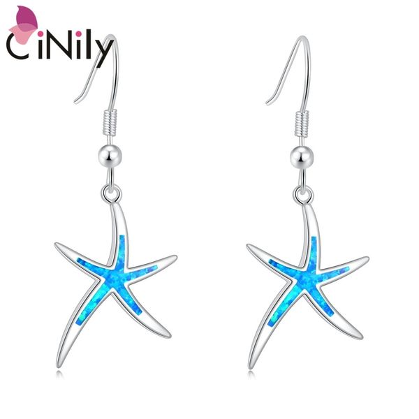 cinily blue& white created fire opal silver plated wholesale lovely starfish for women jewelry dangle earrings 1 5/8" oh4131-32 200922
cinily blue& white created fire opal silver plated wholesale lovely starfish for women jewelry dangle earrings 1 5/8" oh4131-32 200922