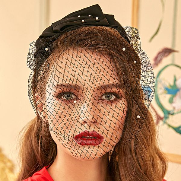 vintage ivory black blusher gothic veils with pearls bridal veil with headband headwear 2020 wedding bridal hair accessories net veils
vintage ivory black blusher gothic veils with pearls bridal veil with headband headwear 2020 wedding bridal hair accessories net veils