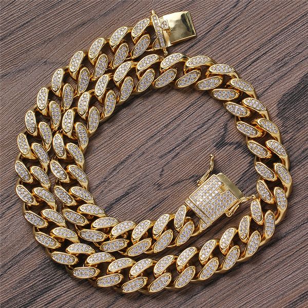 15mm 18/20inch gold silver colors bling cz cuban chain necklace bracelet jewelry for men women gift
15mm 18/20inch gold silver colors bling cz cuban chain necklace bracelet jewelry for men women gift