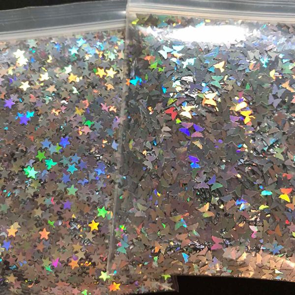nail glitter 10g/bag silver gold holographic 3mm micro star/butterfly shape mix acrylic laser for art decorations ls2356
nail glitter 10g/bag silver gold holographic 3mm micro star/butterfly shape mix acrylic laser for art decorations ls2356