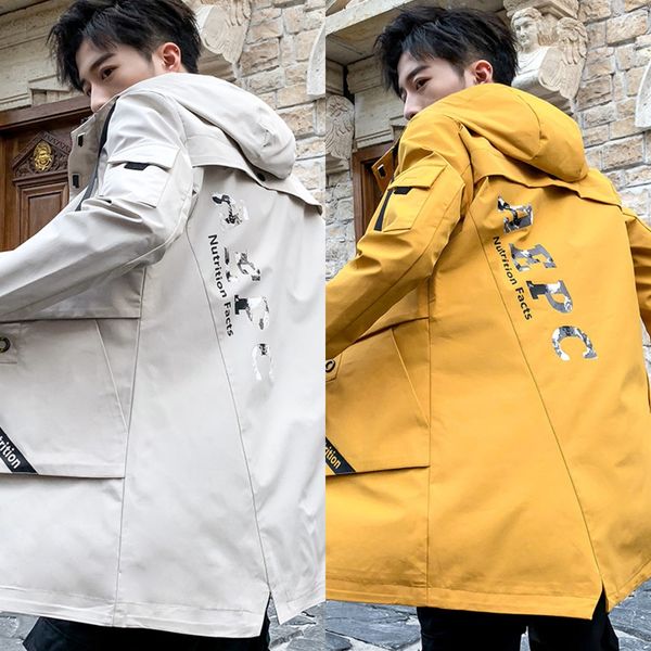 autumn winter new casual men's youth spring and autumn jacket hooded jacket trendy brand men's mid-length coat w1cyq, Blue
autumn winter new casual men's youth spring and autumn jacket hooded jacket trendy brand men's mid-length coat w1cyq, Blue
