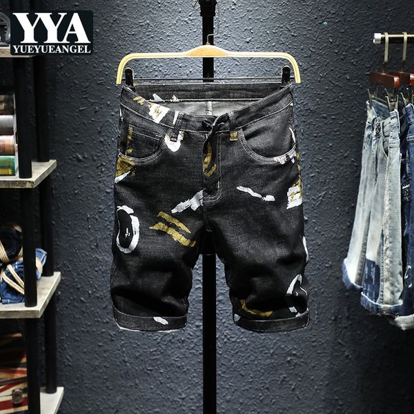 summer mens printed denim shorts fashion zipper knee length colors mixed jeans short trousers male straight shorts plus size 38, White;black
summer mens printed denim shorts fashion zipper knee length colors mixed jeans short trousers male straight shorts plus size 38, White;black