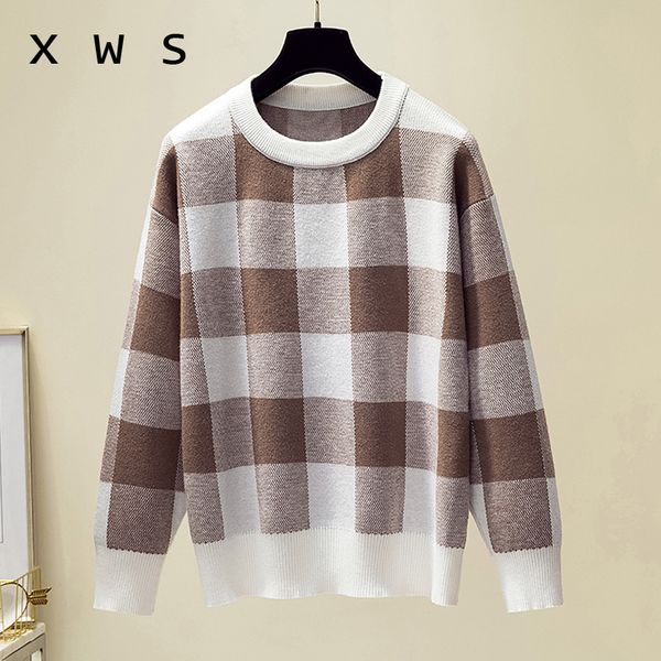 2020 autumn winter korean style contrast color sweater women long sleeve jumper plaid sweater and pullover knitted pull femme, White;black
2020 autumn winter korean style contrast color sweater women long sleeve jumper plaid sweater and pullover knitted pull femme, White;black
