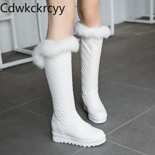 winter the new fashion hair round head increase within snow boots white plus velvet keep warm high heel women boots, Black
winter the new fashion hair round head increase within snow boots white plus velvet keep warm high heel women boots, Black