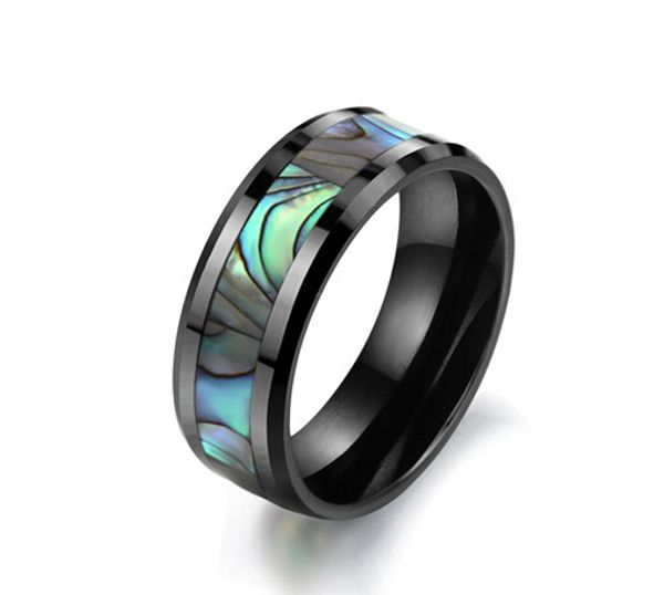 wholesale - tungsten carbide mens ring wedding band color abalone shell inlay size 6/7/8/9/10, Silver
wholesale - tungsten carbide mens ring wedding band color abalone shell inlay size 6/7/8/9/10, Silver