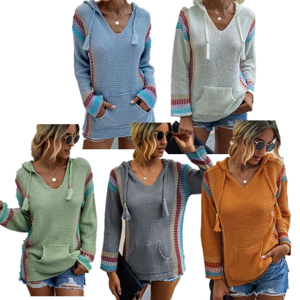 stretch knit sweater blouses for women hooded long sleeve pullover hoodies with pocket oversize loose outwear fashion boutique y817, White
stretch knit sweater blouses for women hooded long sleeve pullover hoodies with pocket oversize loose outwear fashion boutique y817, White