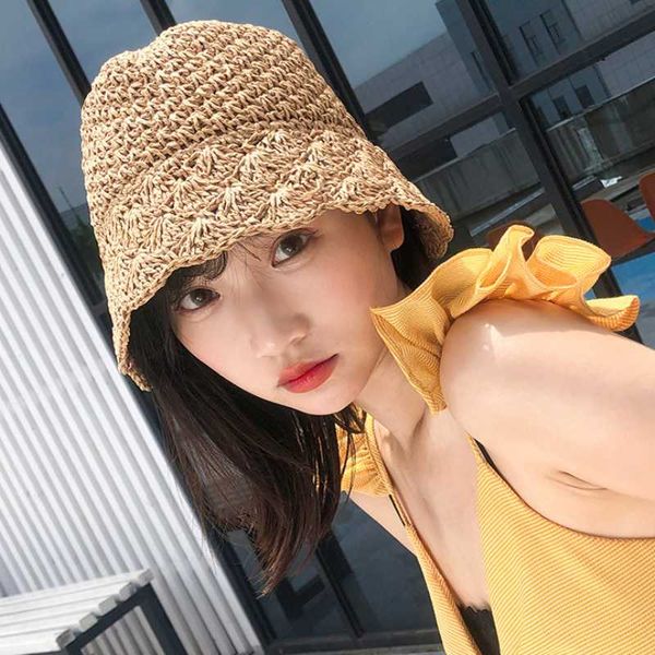 ht3178 new fashion women summer hat lady handmade crochet straw hat female solid packable beach women knitted beach sun cap, Blue;gray
ht3178 new fashion women summer hat lady handmade crochet straw hat female solid packable beach women knitted beach sun cap, Blue;gray