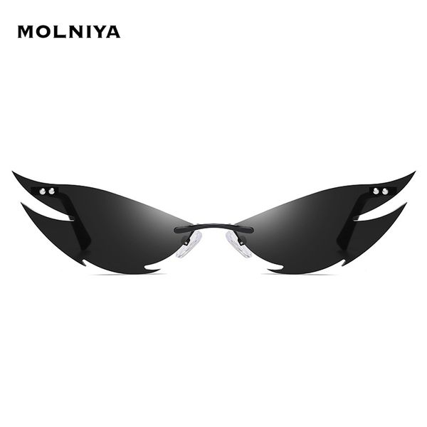 2020 new fashion frameless cat eye sunglasses women trend personality sun glasses street spunk eyeglasses, White;black
2020 new fashion frameless cat eye sunglasses women trend personality sun glasses street spunk eyeglasses, White;black