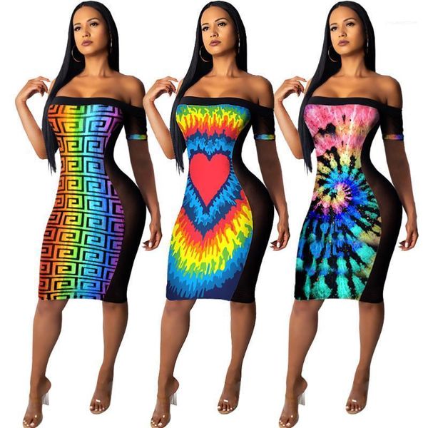 dyed strapless dress summer bodycon dresses mesh dress women rainbow tie, Black;gray
dyed strapless dress summer bodycon dresses mesh dress women rainbow tie, Black;gray