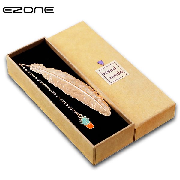 bookmark ezone metal bookmarks beauty feather with creative pendant gift box packing school student stationery friends
bookmark ezone metal bookmarks beauty feather with creative pendant gift box packing school student stationery friends